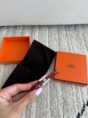 HERMES Tournis Tresse Bracelet